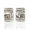 Rare Certified Authentic Handmade Navajo .925 Sterling Silver Clip Native American Earrings 1 17938-1