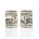 Rare Certified Authentic Handmade Navajo .925 Sterling Silver Clip Native American Earrings 1 17938-1