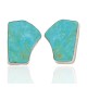 Certified Authentic Navajo .925 Sterling Silver Turquoise Native American Clip Earrings 17950 Certified Authentic Navajo .925 Sterling Silver Turquoise Native American Clip Earrings 17950