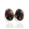 .925 Sterling Silver Handmade Navajo Tigers Eye Native American Earrings 18008