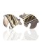 Bear 12kt Gold Filled and .925 Sterling Silver Handmade Certified Authentic Navajo Native American Earrings 18039