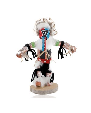 $130 Handmade Certified Authentic Hopi Old man Native American Kachina 19141