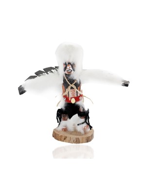 $150 Handmade Certified Authentic Hopi Eagle Native American Kachina  19142