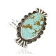 Handmade Certified Authentic Navajo .925 Sterling Silver Natural Mountain Pilot Turquoise Native American Pin 192