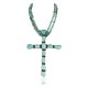 Handmade Certified Authentic Cross Navajo .925 Sterling Silver Turquoise Native American Necklace 24111 Handmade Certified Authentic Cross Navajo .925 Sterling Silver Turquoise Native American Necklace 24111