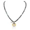 12kt Gold Filled and .925 Sterling Silver Wolf Handmade Navajo Natural Turquoise and Snowflake Stone Native American Necklace 24124-2-7501003 12kt Gold Filled and .925 Sterling Silver Wolf Handmade Navajo Natural Turquoise and Snowflake Stone Native American Necklace 24124-2-7501003