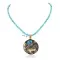 Certified Authentic 12kt Gold Filled and .925 Sterling Silver Horse Handmade Natural Turquoise Native American Necklace 24148-16030-6 Certified Authentic 12kt Gold Filled and .925 Sterling Silver Horse Handmade Natural Turquoise Native American Necklace 24148-16030-6