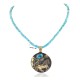 Certified Authentic 12kt Gold Filled and .925 Sterling Silver Horse Handmade Natural Turquoise Native American Necklace 24148-16030-6 Certified Authentic 12kt Gold Filled and .925 Sterling Silver Horse Handmade Natural Turquoise Native American Necklace 24148-16030-6