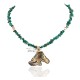 Certified Authentic 12kt Gold Filled and .925 Sterling Silver Horse Head Handmade Natural Turquoise Native American Necklace 24170-16075-3 Certified Authentic 12kt Gold Filled and .925 Sterling Silver Horse Head Handmade Natural Turquoise Native American Necklace 24170-16075-3