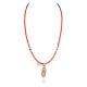12kt Gold Filled .925 Sterling Silver Storyteller Handmade Certified Authentic Navajo Natural Turquoise Coral Native American Necklace 24252-4-15884-2 12kt Gold Filled .925 Sterling Silver Storyteller Handmade Certified Authentic Navajo Natural Turquoise Coral Native American Necklace 24252-4-15884-2