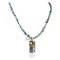 Certified Authentic 12kt Gold Filled .925 Sterling Silver Handmade Storyteller Natural Turquoise Spiny Oyster Native American Necklace 24302-15917-24