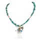 Certified Authentic 12kt Gold Filled and .925 Sterling Silver Bear Handmade Natural Turquoise Native American Necklace 24325-5-16075-5 Certified Authentic 12kt Gold Filled and .925 Sterling Silver Bear Handmade Natural Turquoise Native American Necklace 24325-5-16075-5