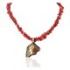 Certified Authentic 12kt Gold Filled .925 Sterling Silver Handmade Horsehead Coral Native American Necklace 24326-7-16034-3 Certified Authentic 12kt Gold Filled .925 Sterling Silver Handmade Horsehead Coral Native American Necklace 24326-7-16034-3