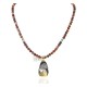 12kt Gold Filled And .925 Sterling Silver Handmade Chief Head Certified Authentic Navajo Native American Necklace 24328-7