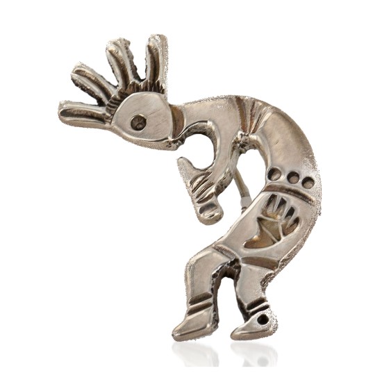 Certified Authentic Kokopelli Navajo .925 Sterling Silver Native American Pin and Pendant 24329-101