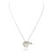 .925 Sterling Silver Bear Handmade Certified Authentic Navajo Pin and Native American Necklace  24330