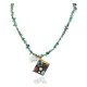 12kt Gold Filled .925 Sterling Silver Handmade Certified Authentic Navajo Natural Turquoise Multicolor Native American Necklace 24333-1-15851 12kt Gold Filled .925 Sterling Silver Handmade Certified Authentic Navajo Natural Turquoise Multicolor Native American Necklace 24333-1-15851
