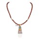 Certified Authentic 12kt Gold Filled and .925 Sterling Silver Handmade Multicolor Native American Necklace 24334-16028-9 Certified Authentic 12kt Gold Filled and .925 Sterling Silver Handmade Multicolor Native American Necklace 24334-16028-9