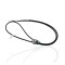 Handmade Certified Authentic Storyteller Leather Navajo .925 Sterling Silver Natural Turquoise Native American Bolo Tie  24417-2-2