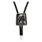 Handmade Certified Authentic Horse Leather Navajo .925 Sterling Silver Native American Bolo Tie  24419-2
