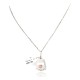 Certified Authentic .925 Sterling Silver Handmade Navajo Natural Charoite Native American Necklace 24423-101