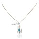 Certified Authentic .925 Sterling Silver Handmade Navajo Natural Turquoise Native American Necklace 24423-2