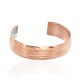 Handmade Certified Authentic Navajo Pure Copper Native American Bracelet 01 24451-1
