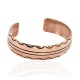 Handmade Certified Authentic Navajo Pure Copper Native American Bracelet 2 24451-7 Handmade Certified Authentic Navajo Pure Copper Native American Bracelet 2 24451-7