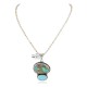 Handmade .925 Sterling Silver Natural Turquoise and Turquoise Native American Necklace 24478-1