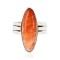 .925 Sterling Silver Handmade Certified Authentic Navajo Natural Spiny Oyster Native American Ring  26103-2