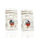 .925 Sterling Silver Handmade Certified Authentic Navajo Inlaid Natural Turquoise Multicolor Stud Native American Earrings 27177-4