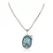 Feather .925 Sterling Silver Handmade Navajo Natural Turquoise Native American Necklace 14996