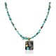Kokopelli 12kt Gold Filled and .925 Sterling Silver Handmade Certified Authentic Navajo Natural Turquoise Purple Goldstone and Black Onyx Native American Necklace 740100-2-790100