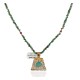 12kt Gold Filled .925 Sterling Silver Handmade Certified Authentic Navajo Natural Turquoise Coral Native American Necklace 740100-90-1570 12kt Gold Filled .925 Sterling Silver Handmade Certified Authentic Navajo Natural Turquoise Coral Native American Necklace 740100-90-1570
