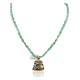 12kt Gold Filled .925 Sterling Silver Buffalo Handmade Certified Authentic Navajo Turquoise Coral Native American Necklace 740101-1-17019-3