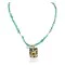 12kt Gold Filled and .925 Sterling Silver Handmade Horse Navajo Turquoise Heishi Necklace NB160109021056 12kt Gold Filled and .925 Sterling Silver Handmade Horse Navajo Turquoise Heishi Necklace NB160109021056