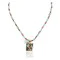 12kt Gold Filled .925 Sterling Silver Handmade Navajo Natural Turquoise Coral Native American Necklace 740103-17-17019-2