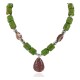 Certified Authentic Navajo .925 Sterling Silver Agate Heishi Native American Necklace  750199-1