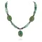 Navajo .925 Sterling Silver Turquoise Jade Hematite Native American Necklace 750199-10 Navajo .925 Sterling Silver Turquoise Jade Hematite Native American Necklace 750199-10