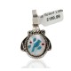 Bird .925 Sterling Silver Certified Authentic Navajo Inlaid Coral Natural Mother of Pearl Turquoise Native American Pendant 94002 Bird .925 Sterling Silver Certified Authentic Navajo Inlaid Coral Natural Mother of Pearl Turquoise Native American Pendant 94002