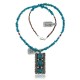 Handmade 3 Stone Certified Authentic Navajo .925 Sterling Silver Turquoise and Coral Native American Necklace & Pendant 390654043860