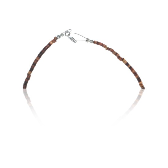 Long Handmade Certified Authentic Navajo .925 Sterling Silver Natural Quartz, Spiny Oyster and Turquoise Native American Necklace and Pendant 371035001948