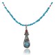 Long Handmade Certified Authentic Navajo .925 Sterling Silver Natural Quartz, Spiny Oyster and Turquoise Native American Necklace and Pendant 371035001948