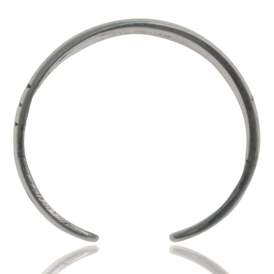Water Wave .925 Sterling Silver Certified Authentic Hopi Native American Handmade Toe Ring 13235-2