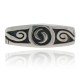 Water Wave .925 Sterling Silver Certified Authentic Hopi Native American Handmade Toe Ring 13235-2