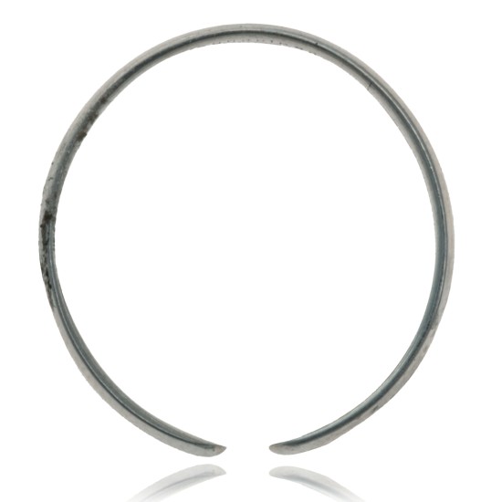 Plain .925 Sterling Silver Certified Authentic Hopi Native American Handmade Toe Ring 13236