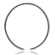Plain .925 Sterling Silver Certified Authentic Hopi Native American Handmade Toe Ring 13236