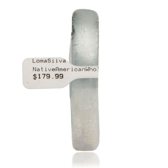 Plain .925 Sterling Silver Certified Authentic Hopi Native American Handmade Toe Ring 13236