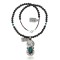Vintage Style Old Buffalo Coin Navajo .925 Sterling Silver Genuine Turquoise and Smokey Quartz Native American Necklace and Pendant 370983525279 Vintage Style Old Buffalo Coin Navajo .925 Sterling Silver Genuine Turquoise and Smokey Quartz Native American Necklace and Pendant 370983525279