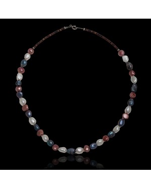 Certified Authentic Navajo Cultured Pearl Native American Necklace Chain 24515